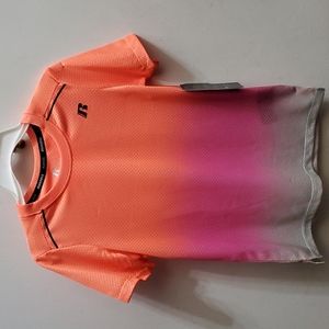 Boys printed tee. Dri-power 360.  Reflective. Increased visibility in low light